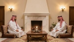 مشبات في مجلس سعودي تقليدي