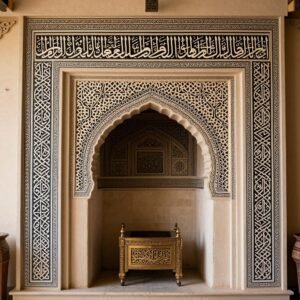 مشبات مزخرفة بنقوش إسلامية